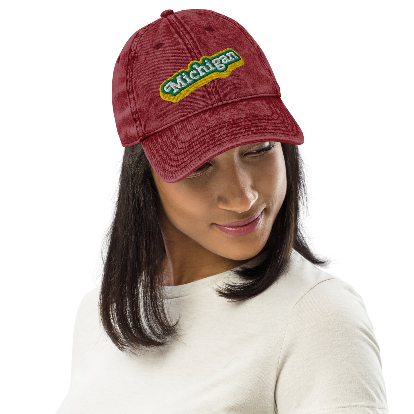 'Michigan' Vintage Baseball Cap (Ginger Sodapop Parody)