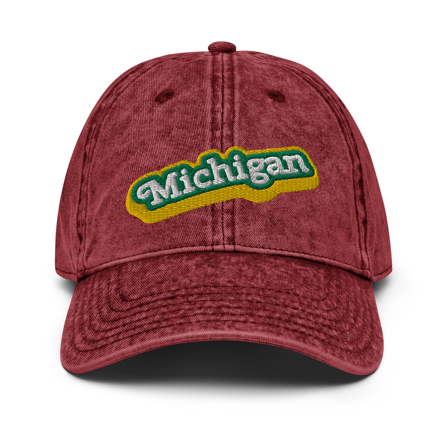 'Michigan' Vintage Baseball Cap (Ginger Sodapop Parody)