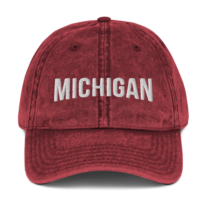 'Michigan' Vintage Baseball Cap (Streaming Video Parody)