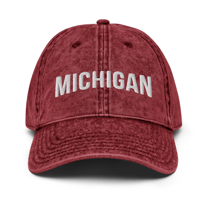 'Michigan' Vintage Baseball Cap (Streaming Video Parody)