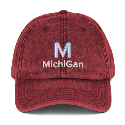 'Michigan' Vintage Baseball Cap (Social Media Parody)