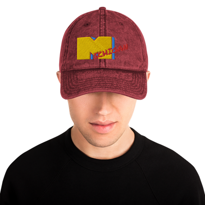 'Michigan' Vintage Baseball Cap (Music Television Parody)