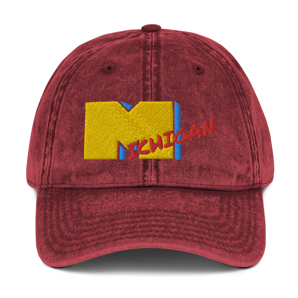 'Michigan' Vintage Baseball Cap (Music Television Parody)