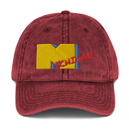 'Michigan' Vintage Baseball Cap (Music Television Parody)