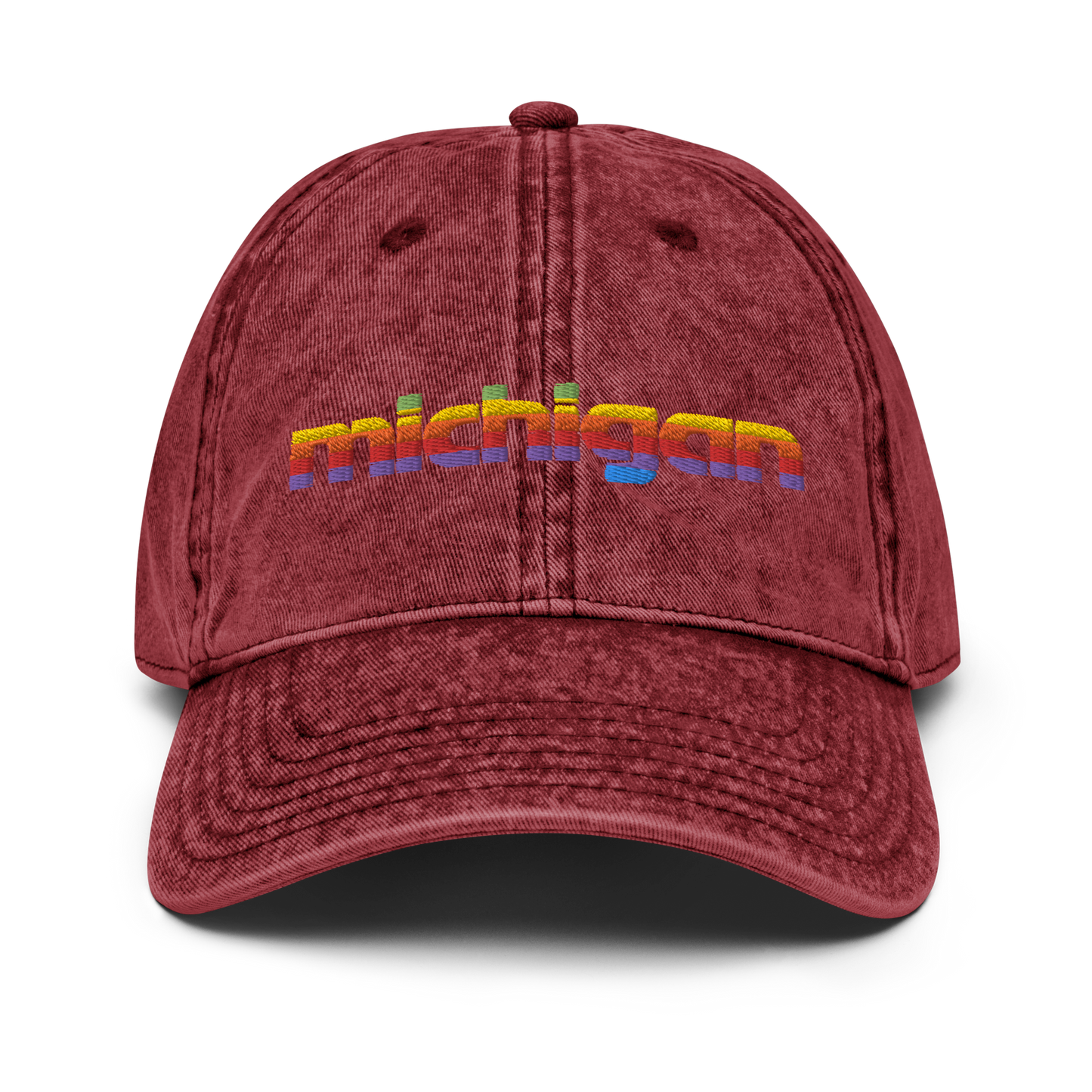 'Michigan' Vintage Baseball Cap (1980s Pomaceous Computer Parody)