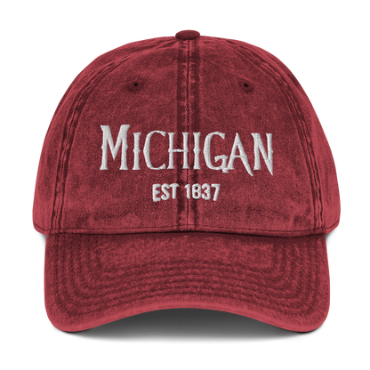 'Michigan' Vintage Baseball Cap (Spooky Teen Drama Parody)