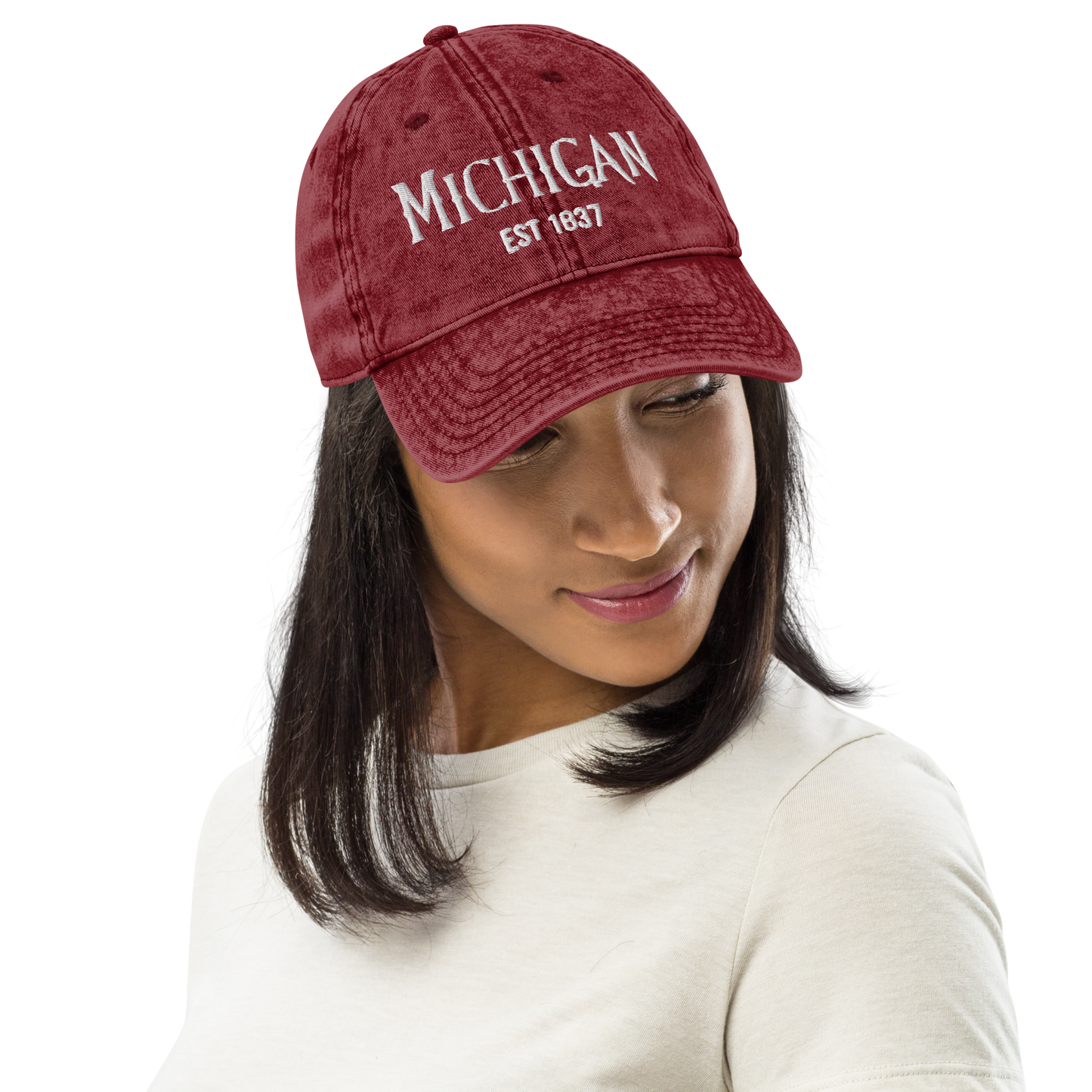 'Michigan' Vintage Baseball Cap (Spooky Teen Drama Parody)