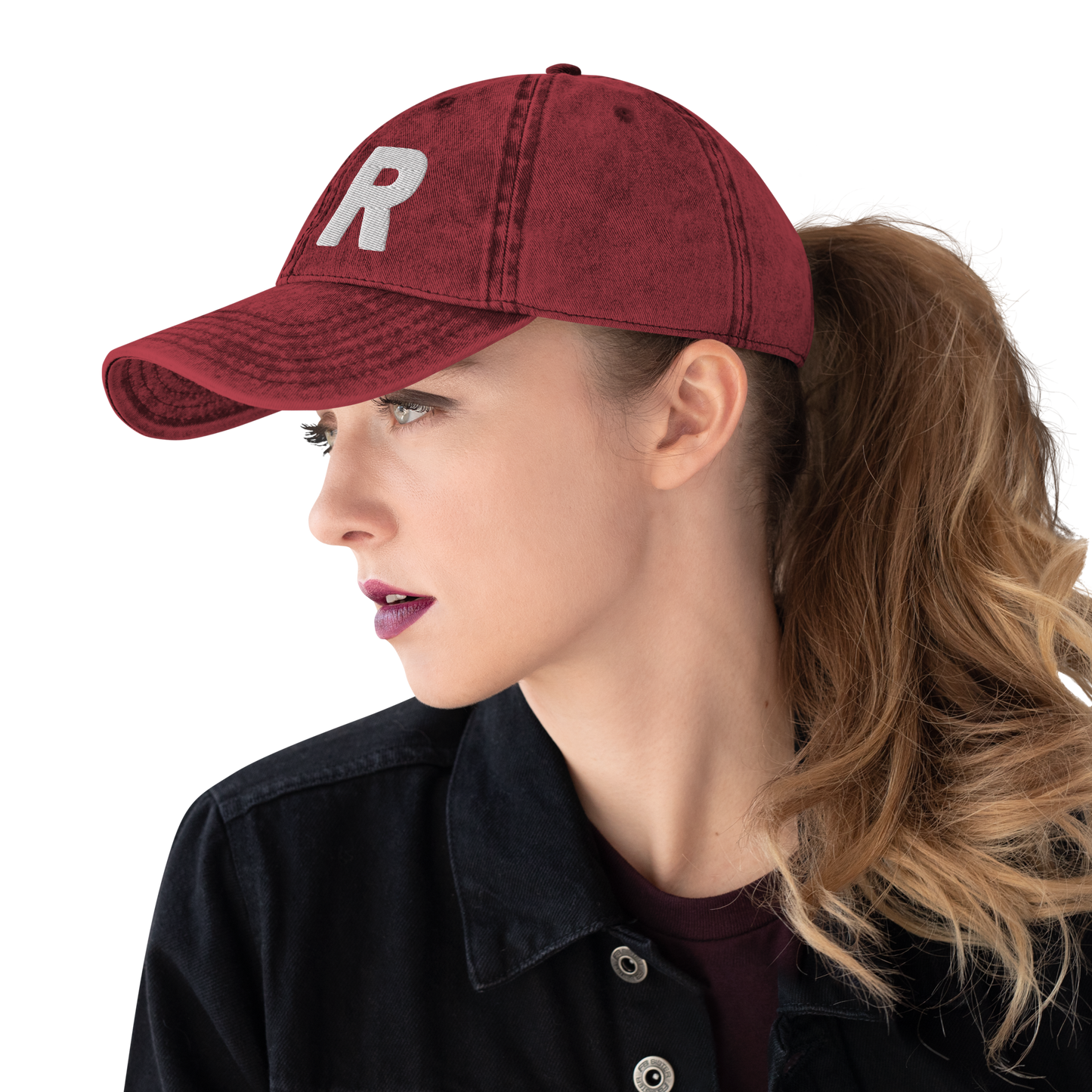 Grand Rapids 'GR' Vintage Baseball Cap (1940s Baseball Font) | White Embroidery