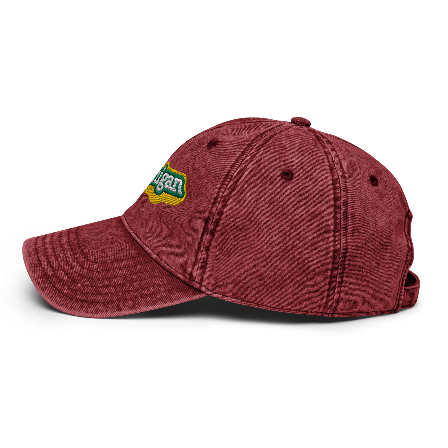 'Michigan' Vintage Baseball Cap (Ginger Sodapop Parody)