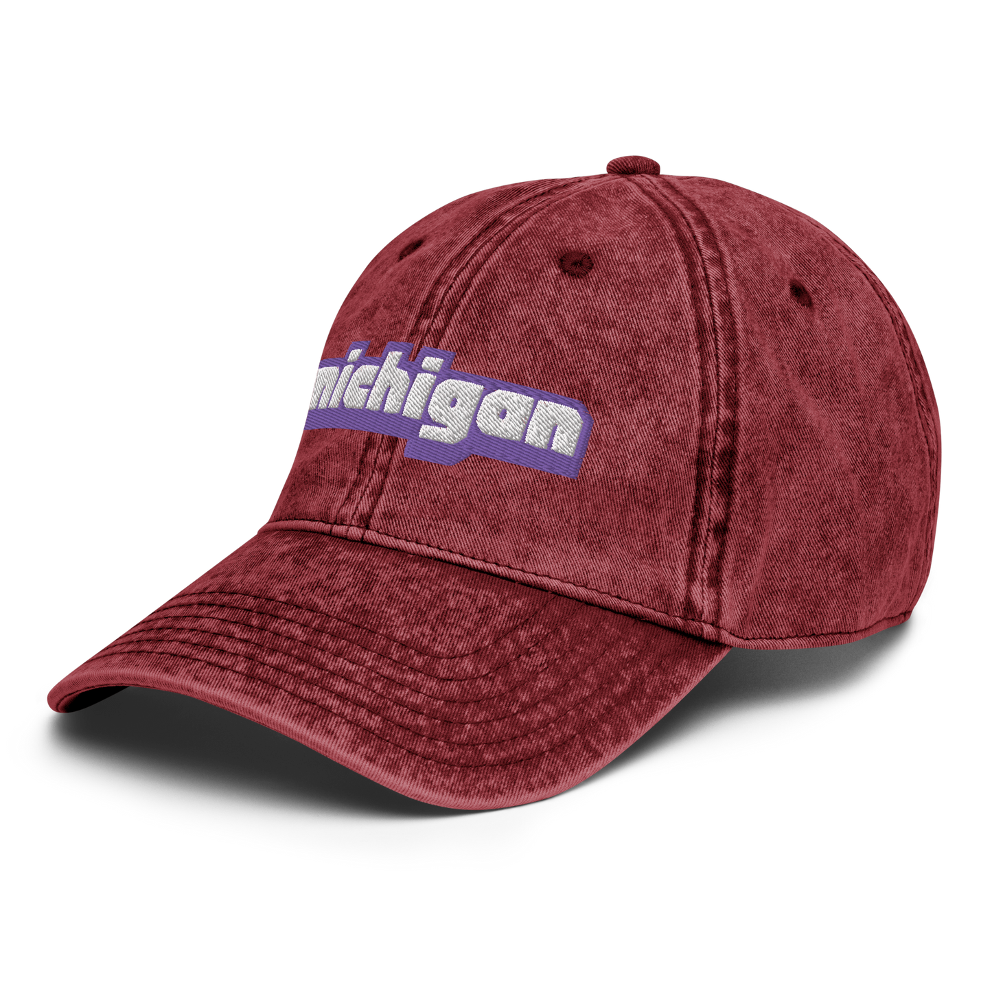 'Michigan' Vintage Baseball Cap (Live Streaming Parody)