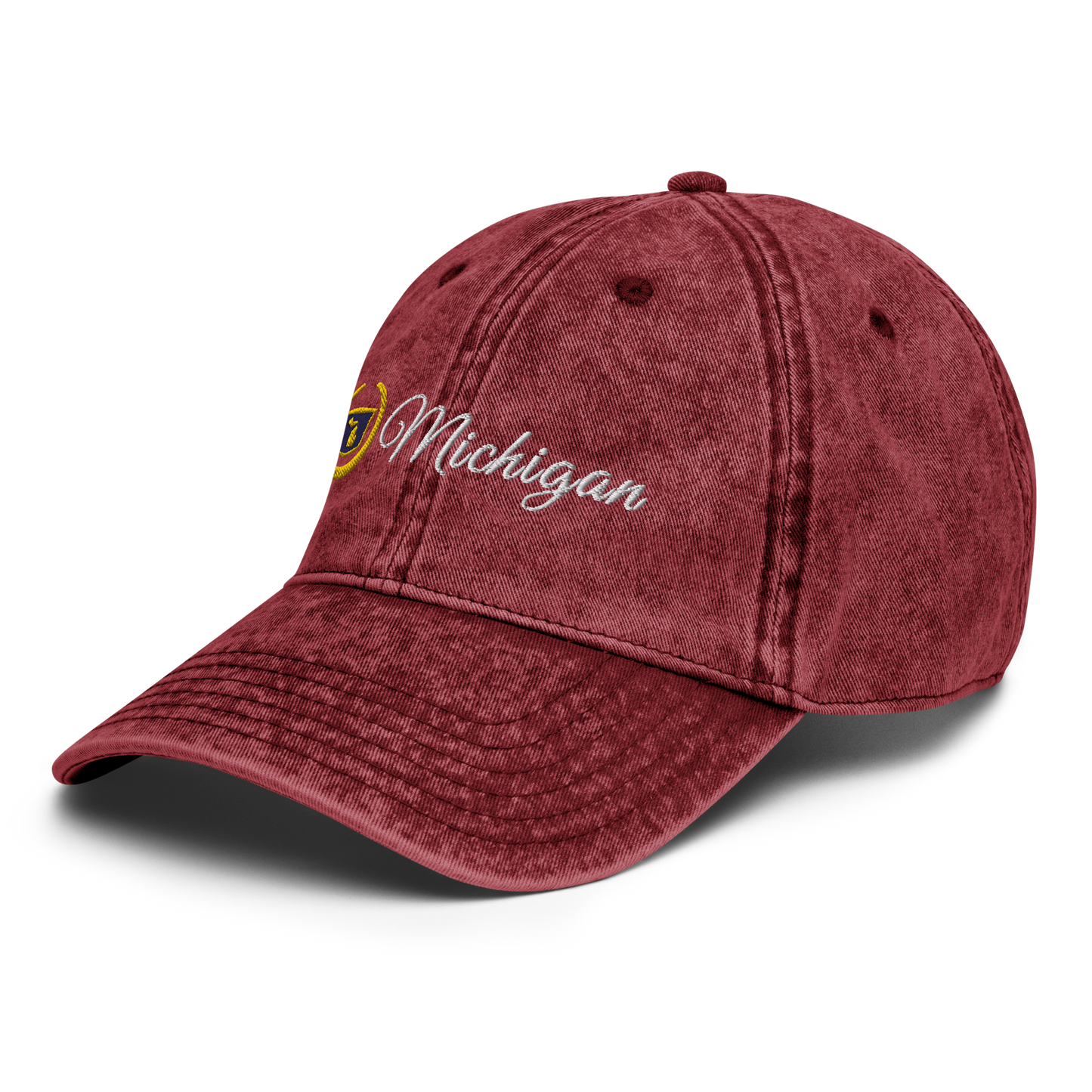 'Michigan' Vintage Baseball Cap (Luxury Vehicle Parody)