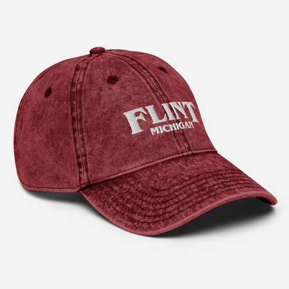 'Flint Michigan' Vintage Baseball Cap (1980s Drama Parody)