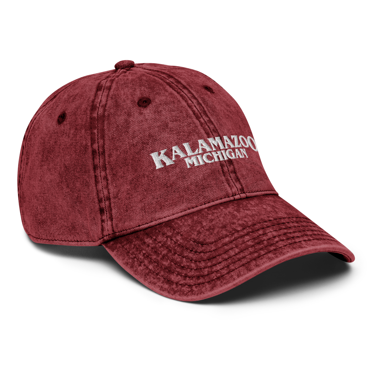 'Kalamazoo Michigan' Vintage Baseball Cap (1980s Drama Parody)