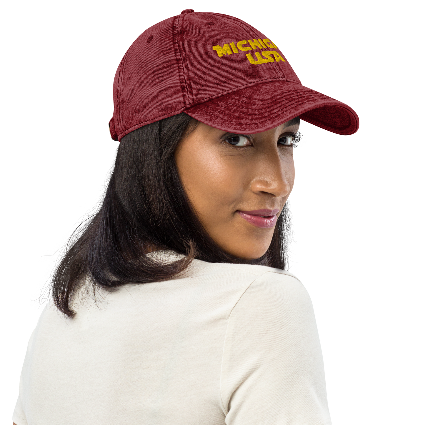 'Michigan USA' Vintage Baseball Cap (Epic Sci-Fi Parody)