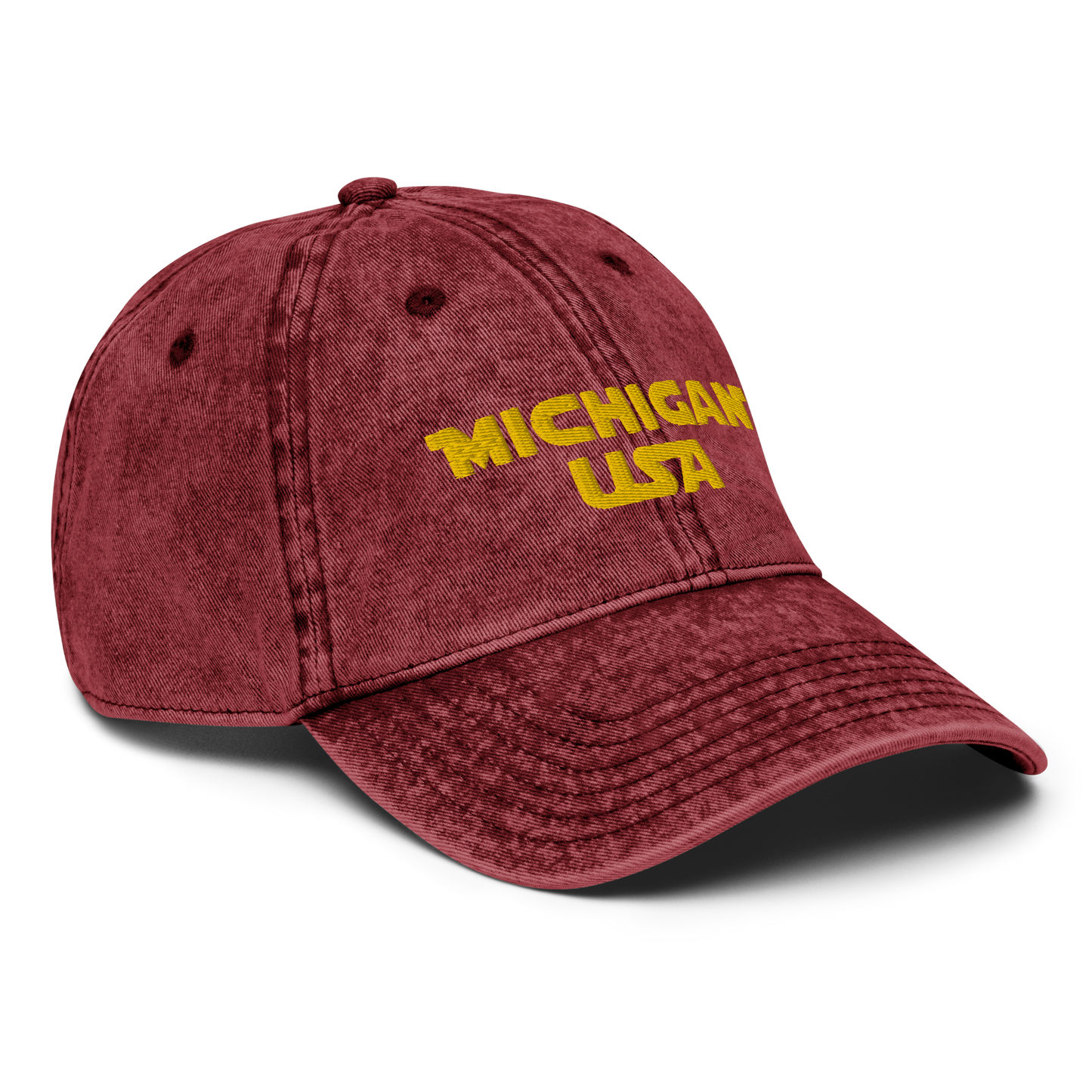 'Michigan USA' Vintage Baseball Cap (Epic Sci-Fi Parody)