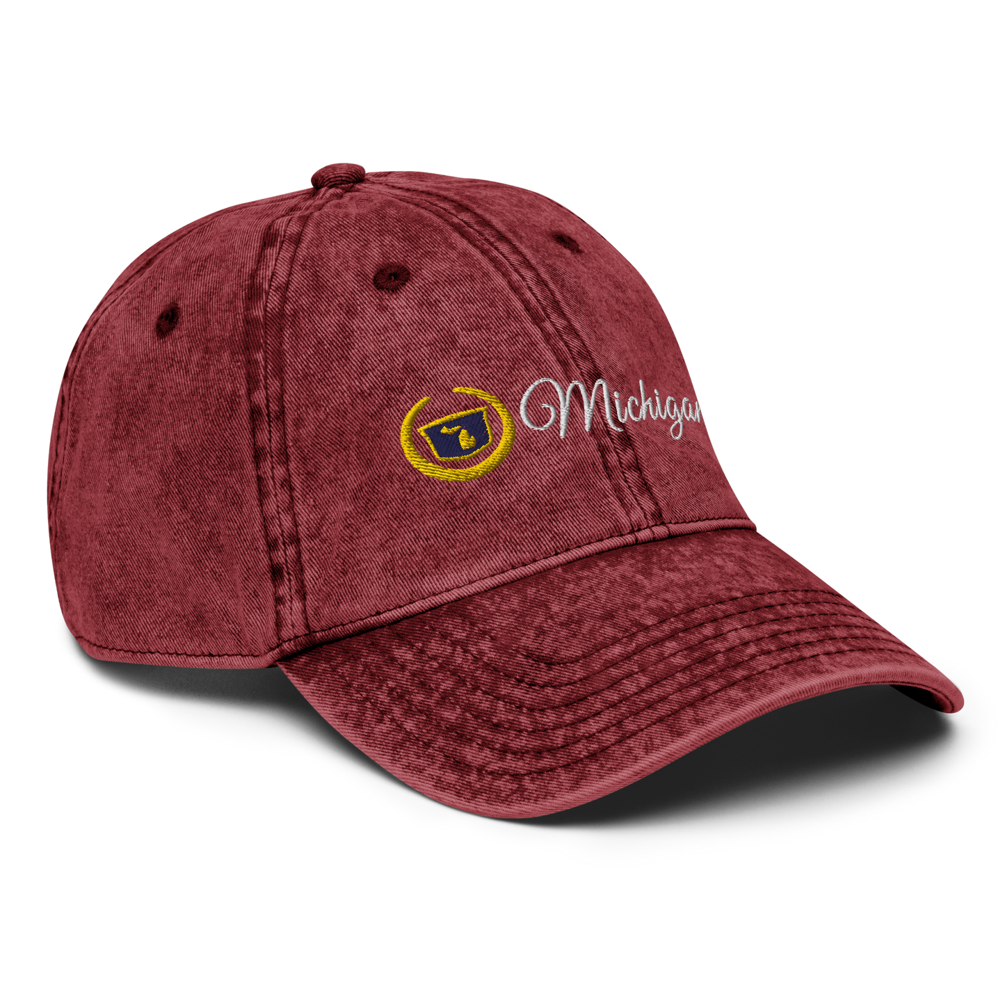 'Michigan' Vintage Baseball Cap (Luxury Vehicle Parody)