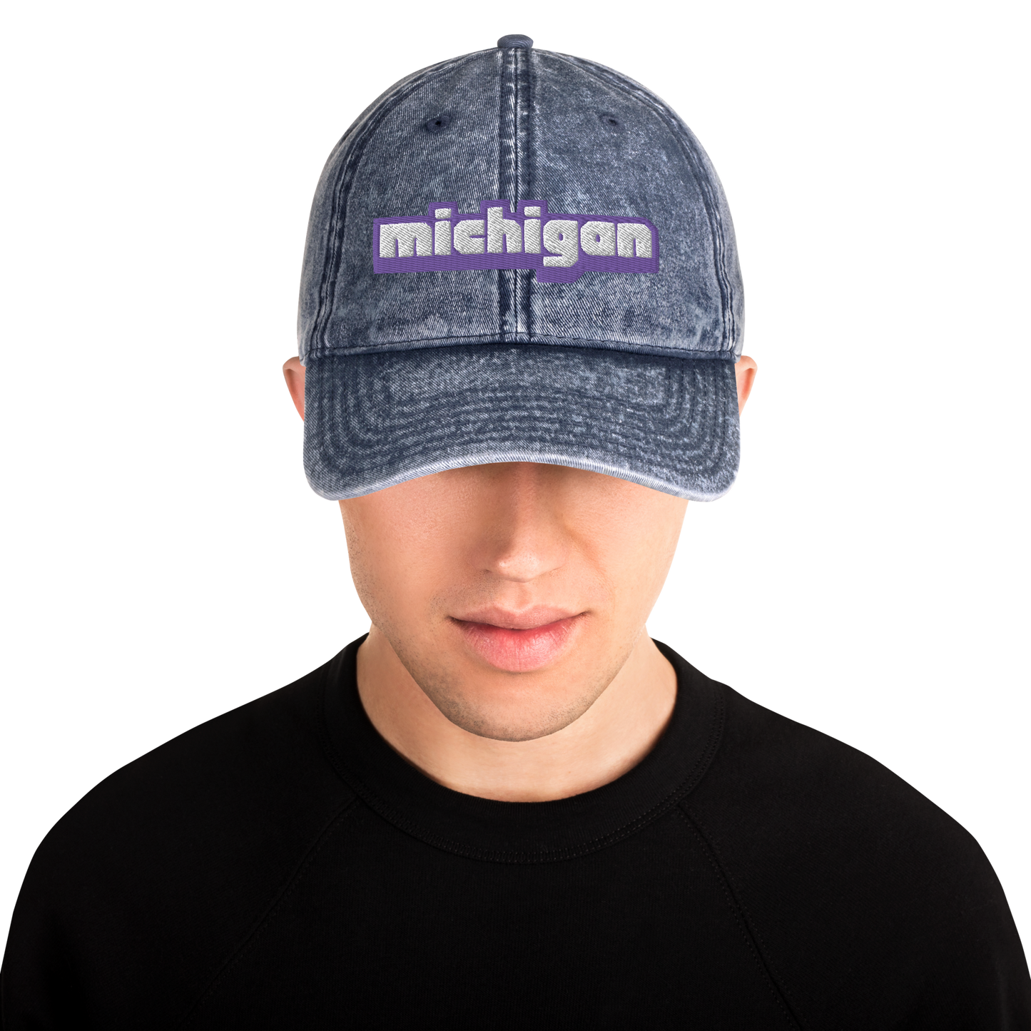 'Michigan' Vintage Baseball Cap (Live Streaming Parody)