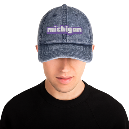 'Michigan' Vintage Baseball Cap (Live Streaming Parody)