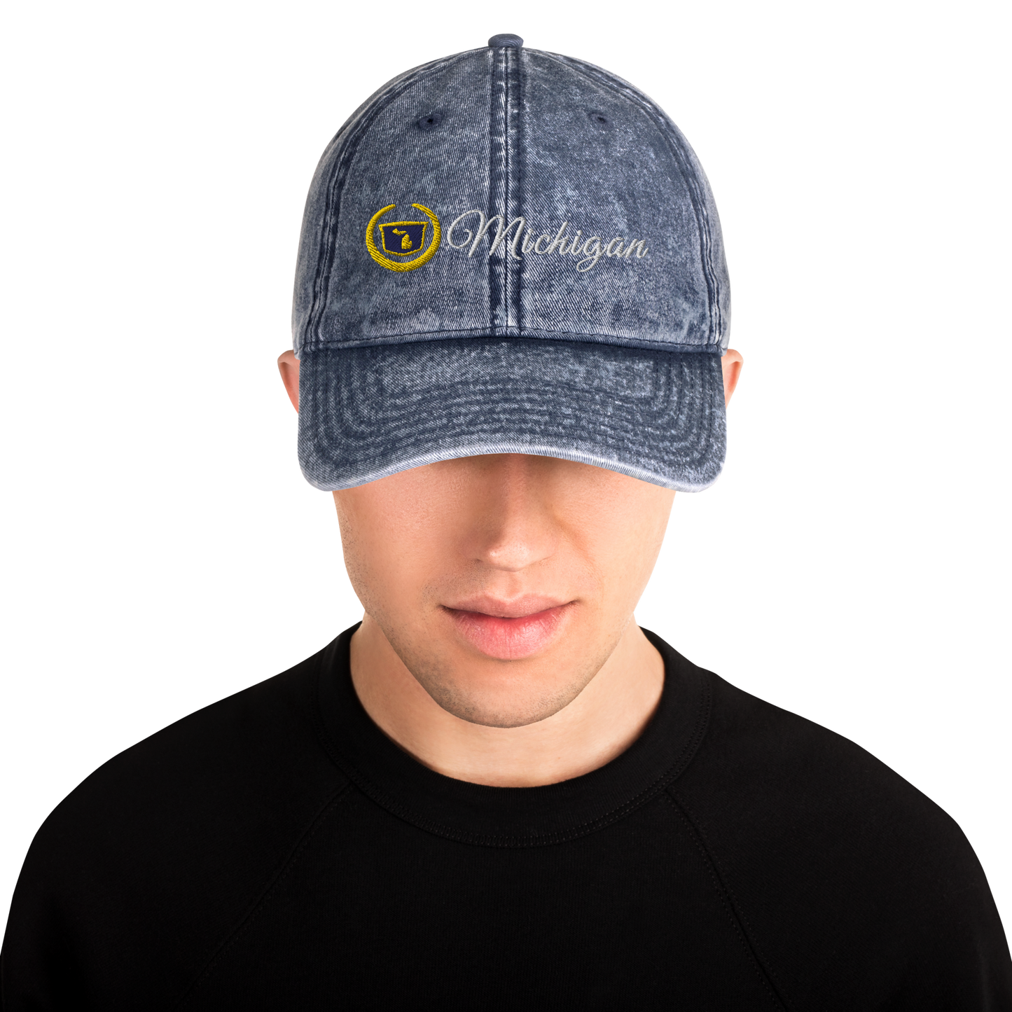 'Michigan' Vintage Baseball Cap (Luxury Vehicle Parody)