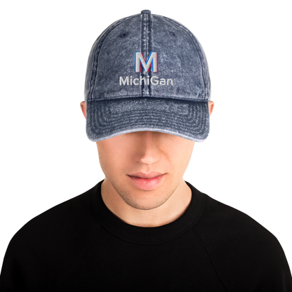 'Michigan' Vintage Baseball Cap (Social Media Parody)