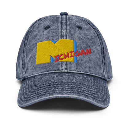 'Michigan' Vintage Baseball Cap (Music Television Parody)