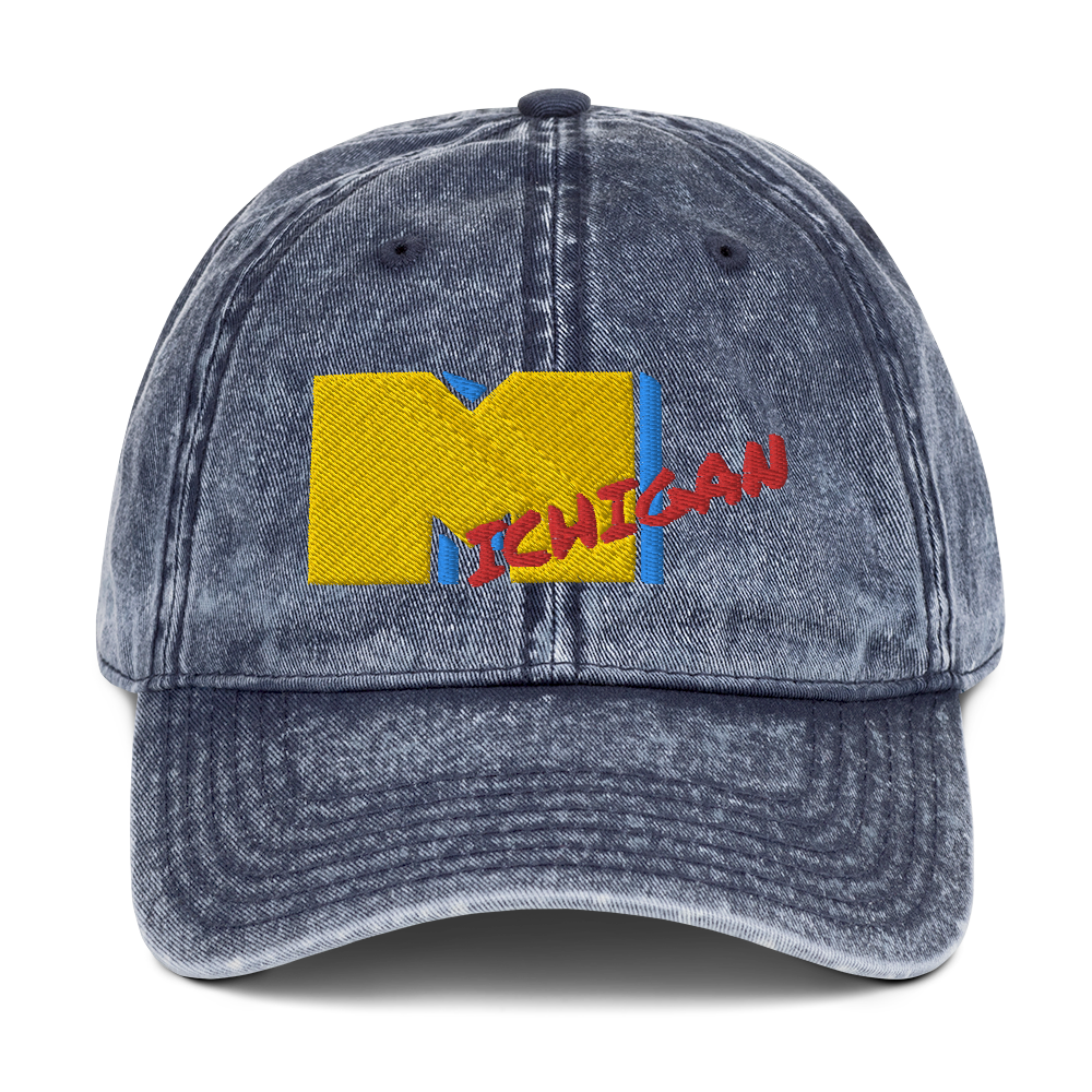 'Michigan' Vintage Baseball Cap (Music Television Parody)