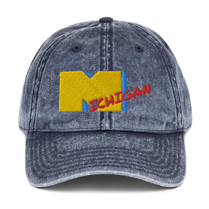 'Michigan' Vintage Baseball Cap (Music Television Parody)