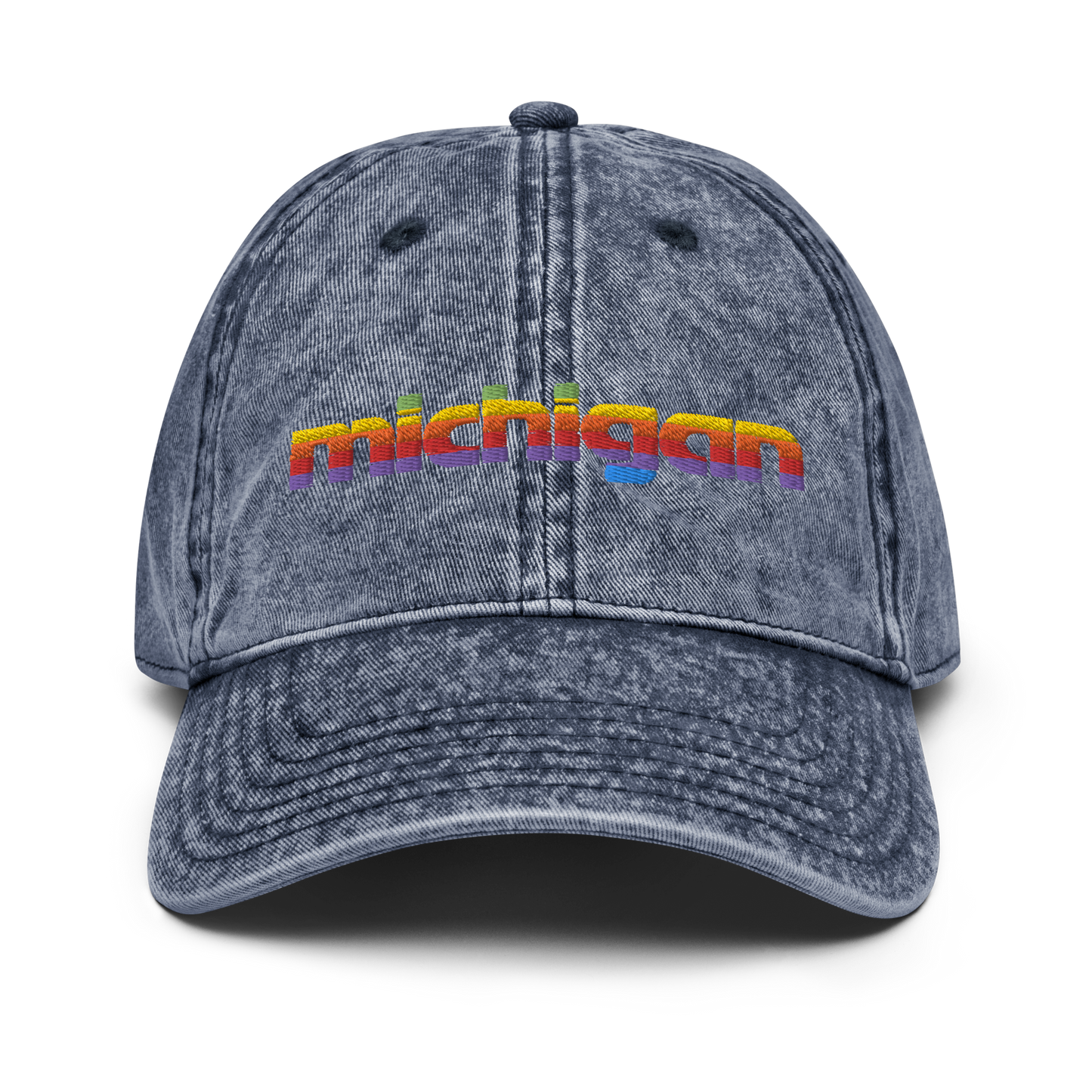 'Michigan' Vintage Baseball Cap (1980s Pomaceous Computer Parody)