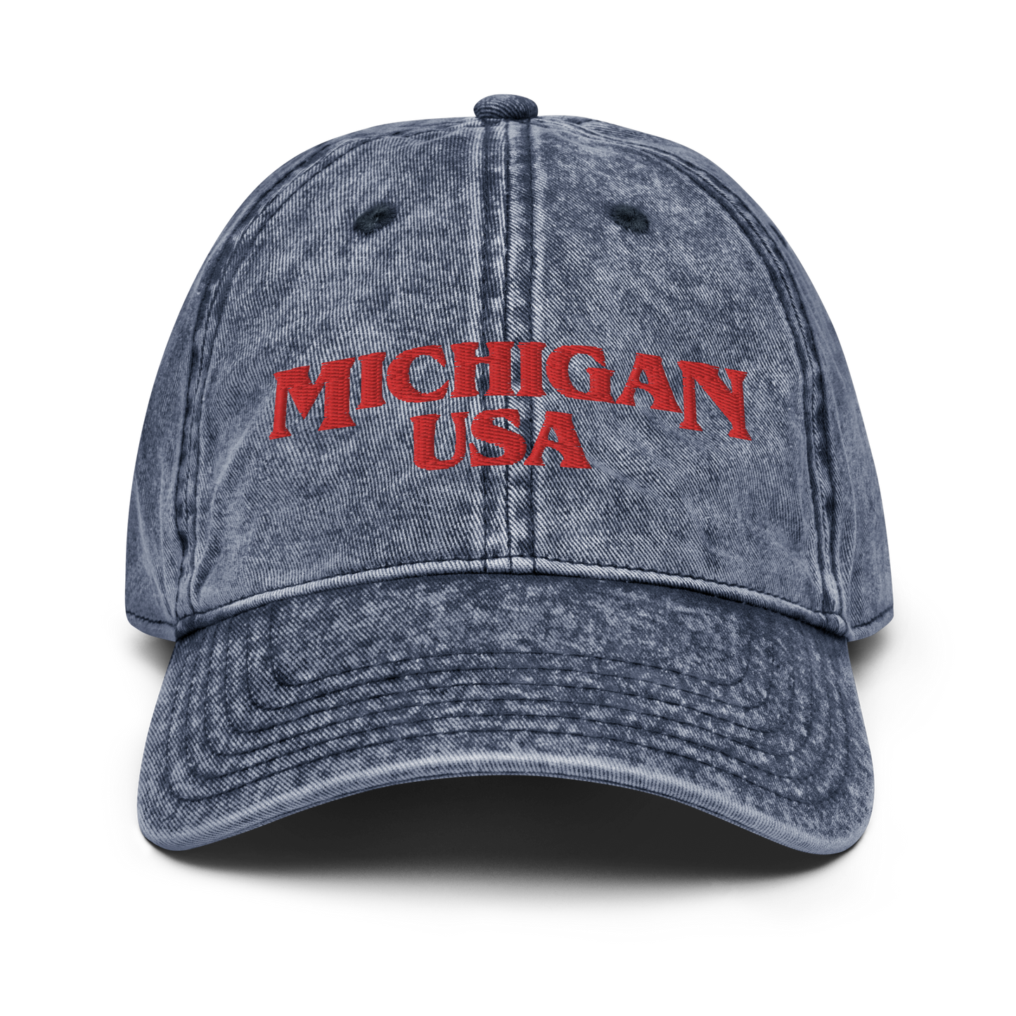 'Michigan USA' Vintage Baseball Cap (1980s Drama Parody)