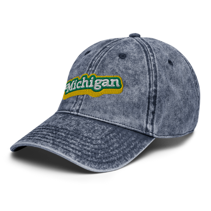 'Michigan' Vintage Baseball Cap (Ginger Sodapop Parody)