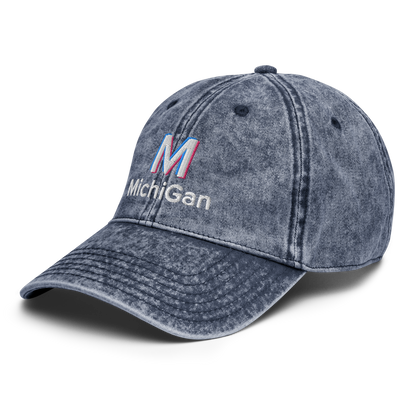 'Michigan' Vintage Baseball Cap (Social Media Parody)