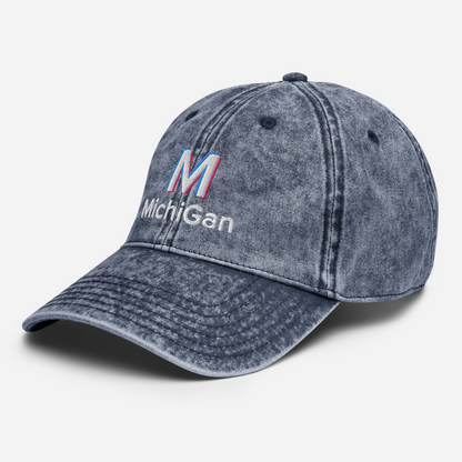 'Michigan' Vintage Baseball Cap (Social Media Parody)