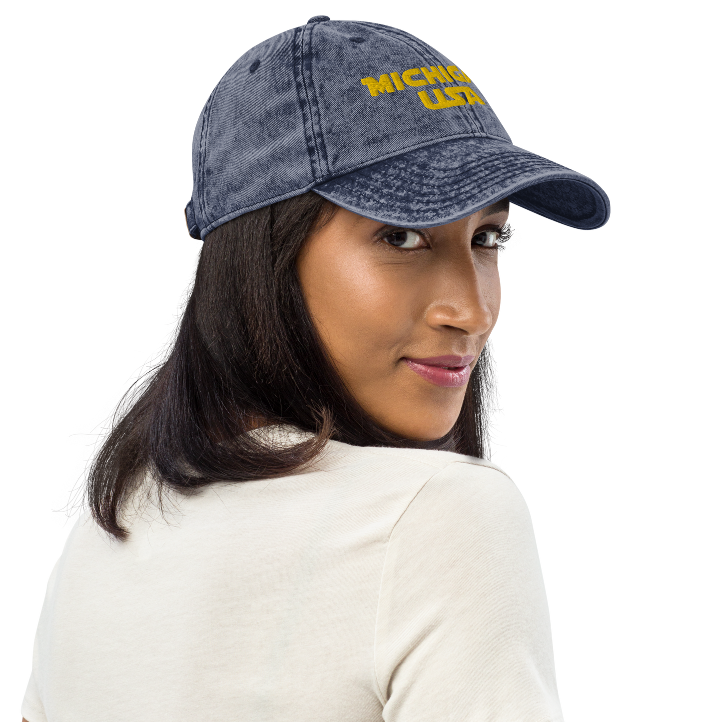 'Michigan USA' Vintage Baseball Cap (Epic Sci-Fi Parody)