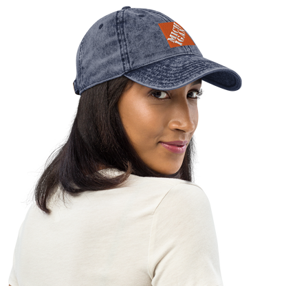 'Michigan' Vintage Baseball Cap (Construction Retail Parody)