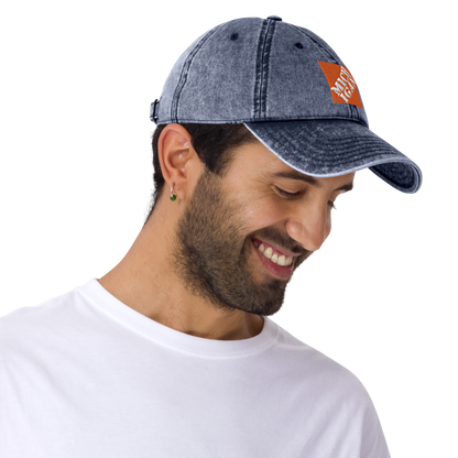 'Michigan' Vintage Baseball Cap (Construction Retail Parody)