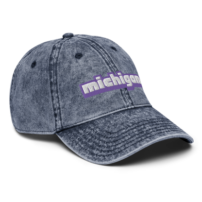 'Michigan' Vintage Baseball Cap (Live Streaming Parody)