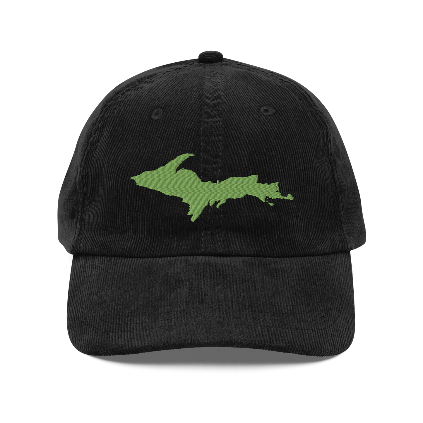 Michigan Upper Peninsula Corduroy Cap (w/ Green UP Outline)