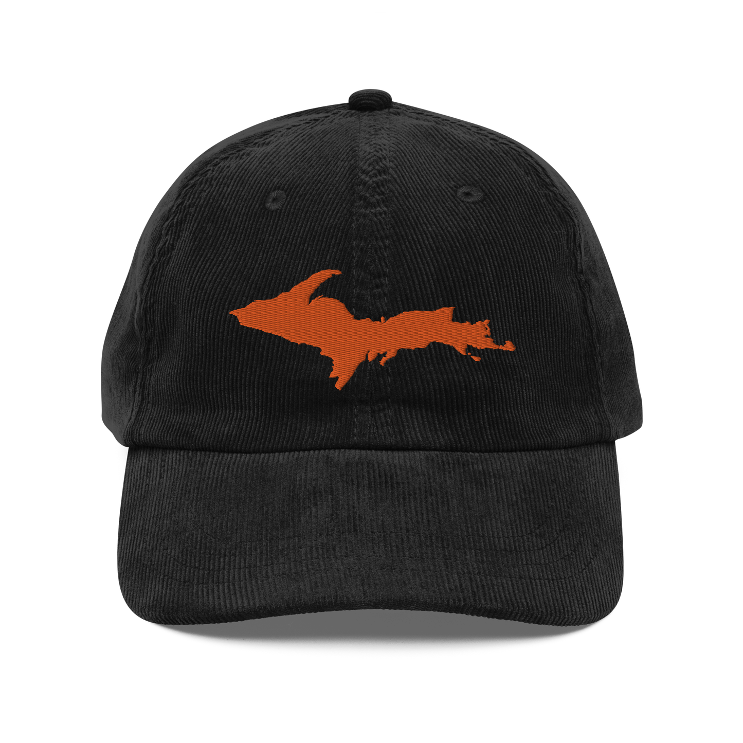 Michigan Upper Peninsula Corduroy Cap (w/ Orange UP Outline)