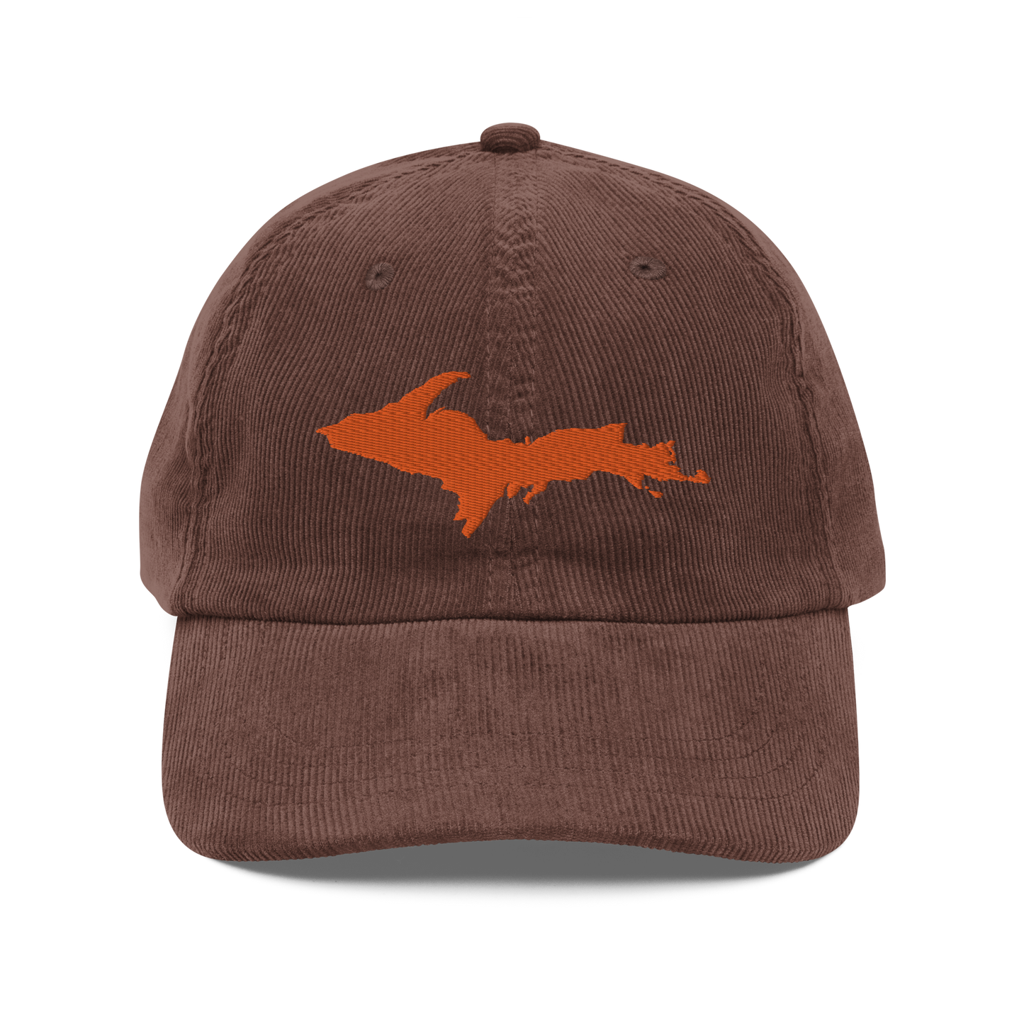 Michigan Upper Peninsula Corduroy Cap (w/ Orange UP Outline)