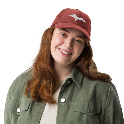 Michigan Upper Peninsula Vintage Corduroy Cap