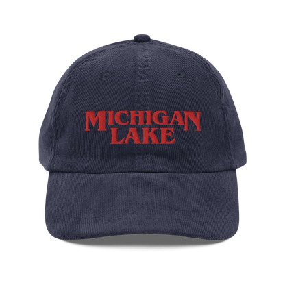 'Lake Michigan' Vintage Corduroy Cap