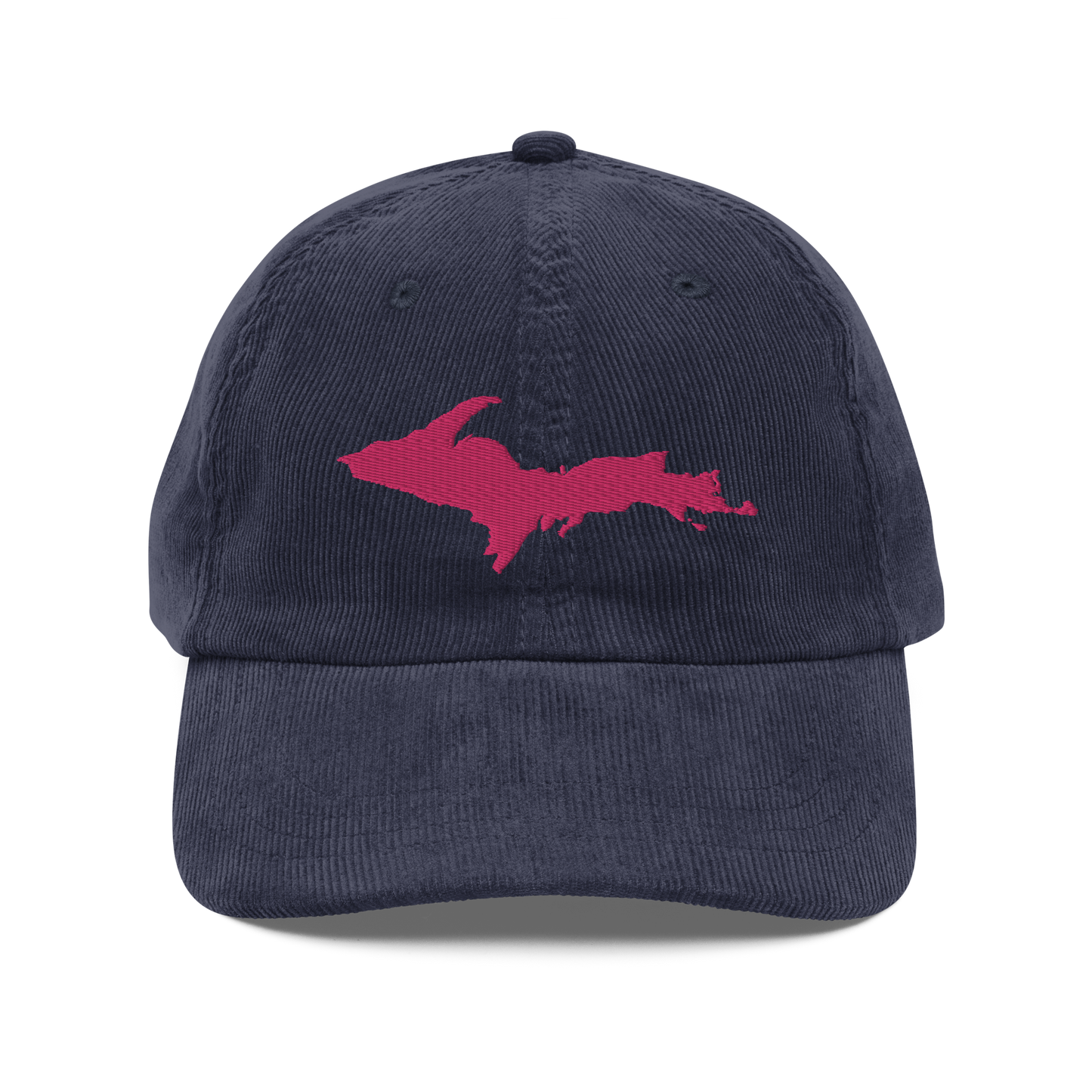 Michigan Upper Peninsula Corduroy Cap (w/ Pink UP Outline)