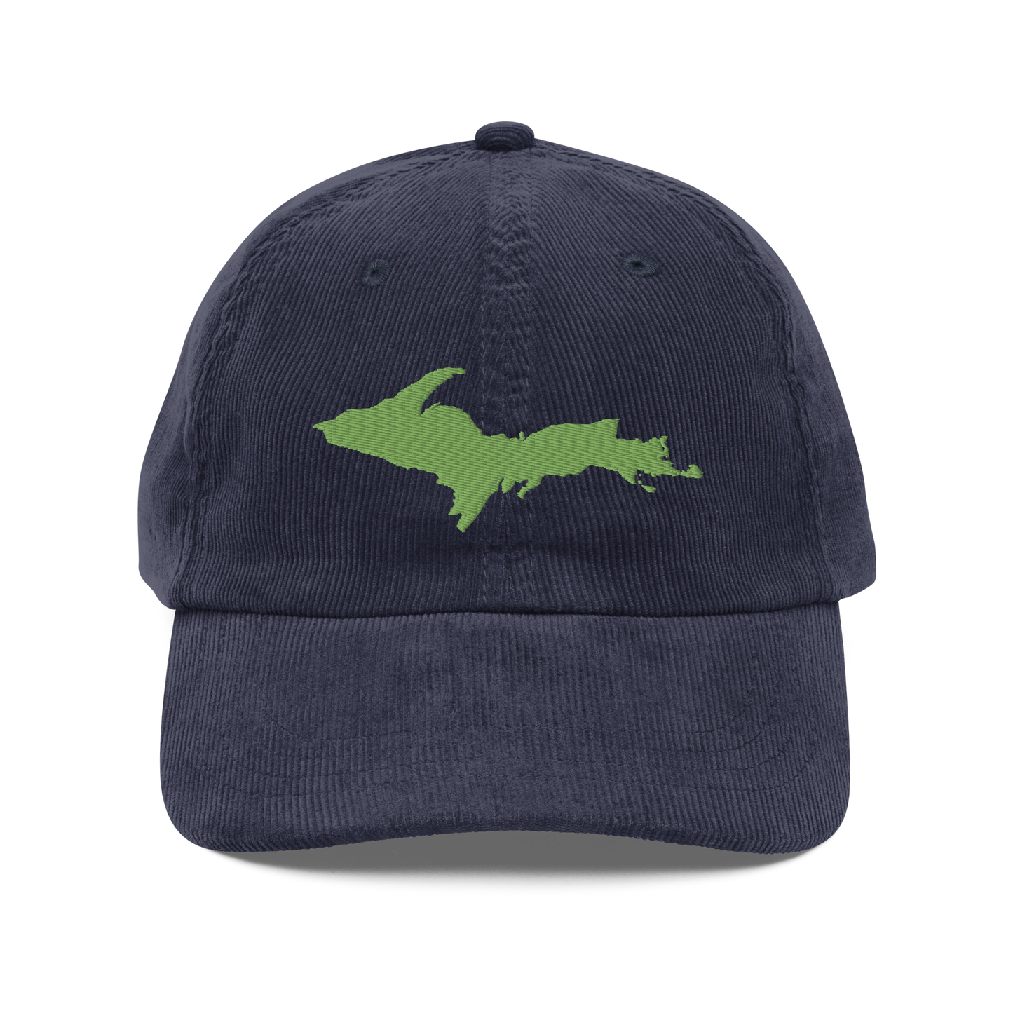 Michigan Upper Peninsula Corduroy Cap (w/ Green UP Outline)