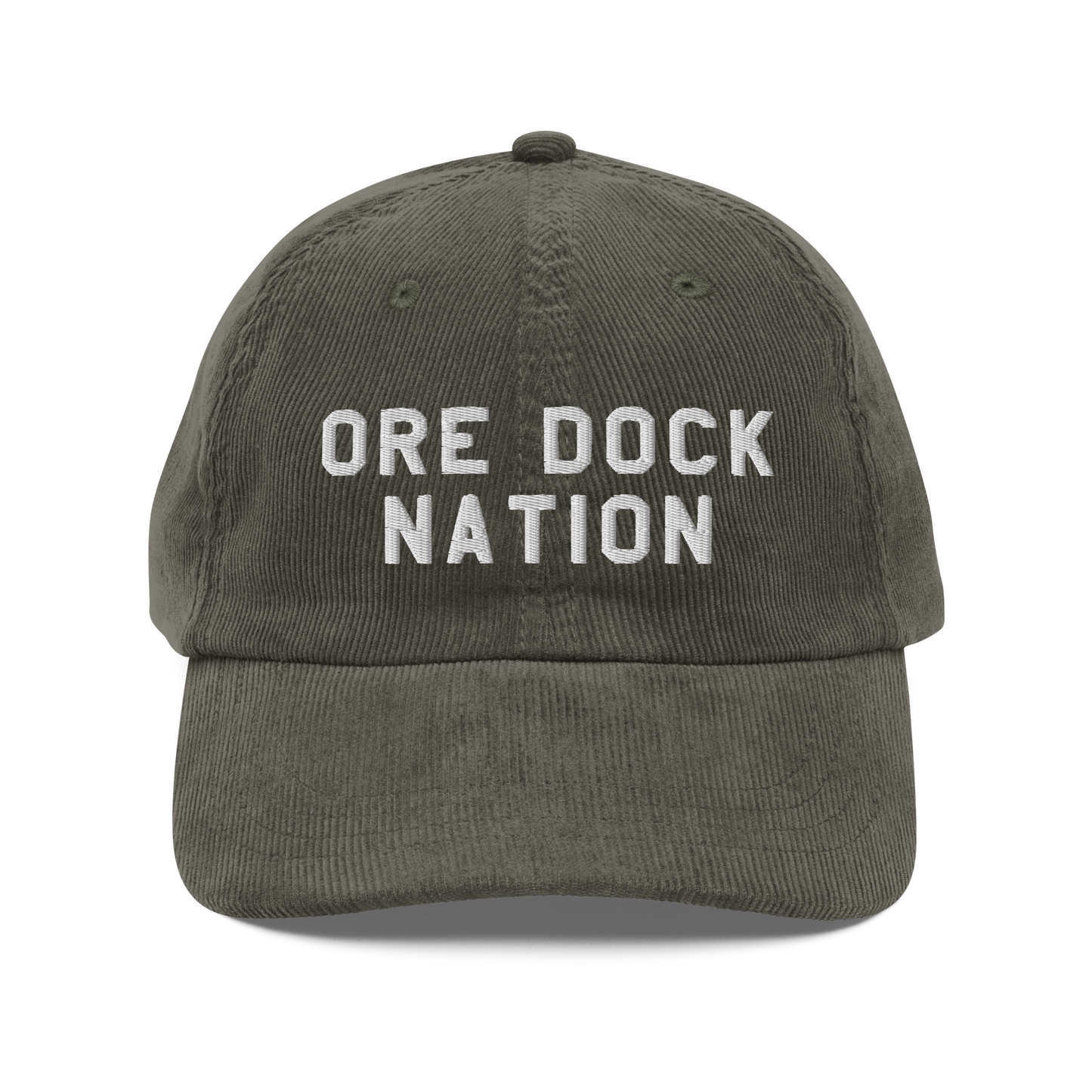 Marquette 'Ore Dock Nation' Vintage Corduroy Cap