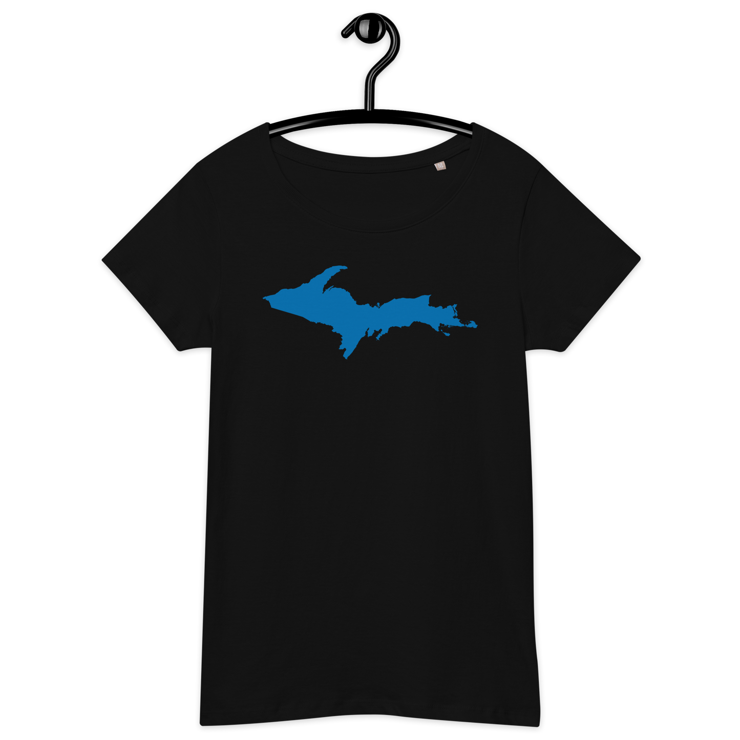 Michigan Upper Peninsula T-Shirt (w/ Azure UP Outline | Women's Organic