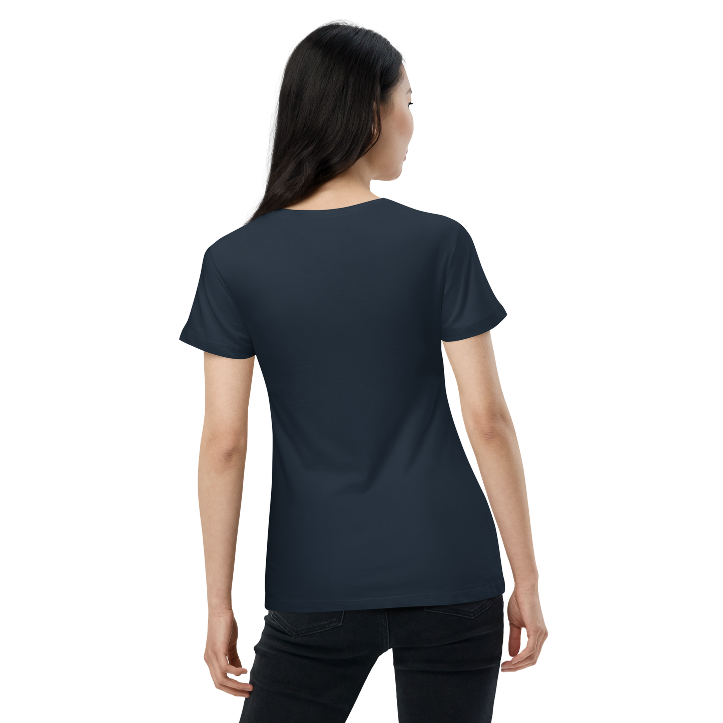 Michigan Upper Peninsula T-Shirt (w/ Azure UP Outline | Women's Organic