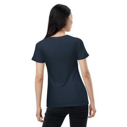 Michigan Upper Peninsula T-Shirt (w/ Azure UP Outline | Women's Organic