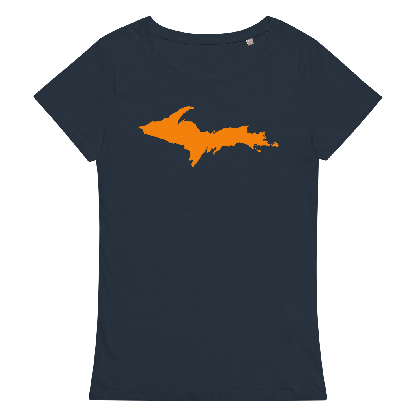 Michigan Upper Peninsula T-Shirt (w/ Orange UP Outline)