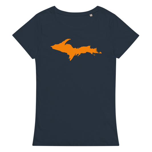 Michigan Upper Peninsula T-Shirt (w/ Orange UP Outline)
