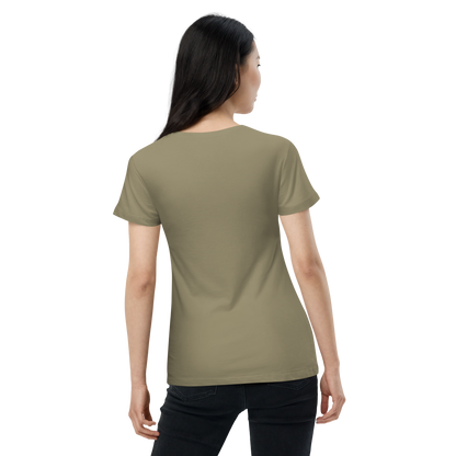 Michigan Upper Peninsula T-Shirt (w/ Gold UP Outline) | Women's Organic